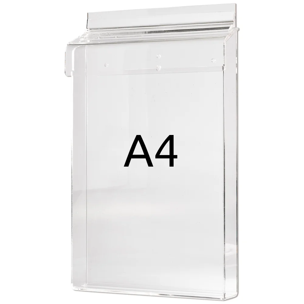 Outdoor-Prospekthalter Acryl - vertikal A4